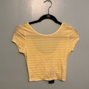 Guess Striped Crop Top